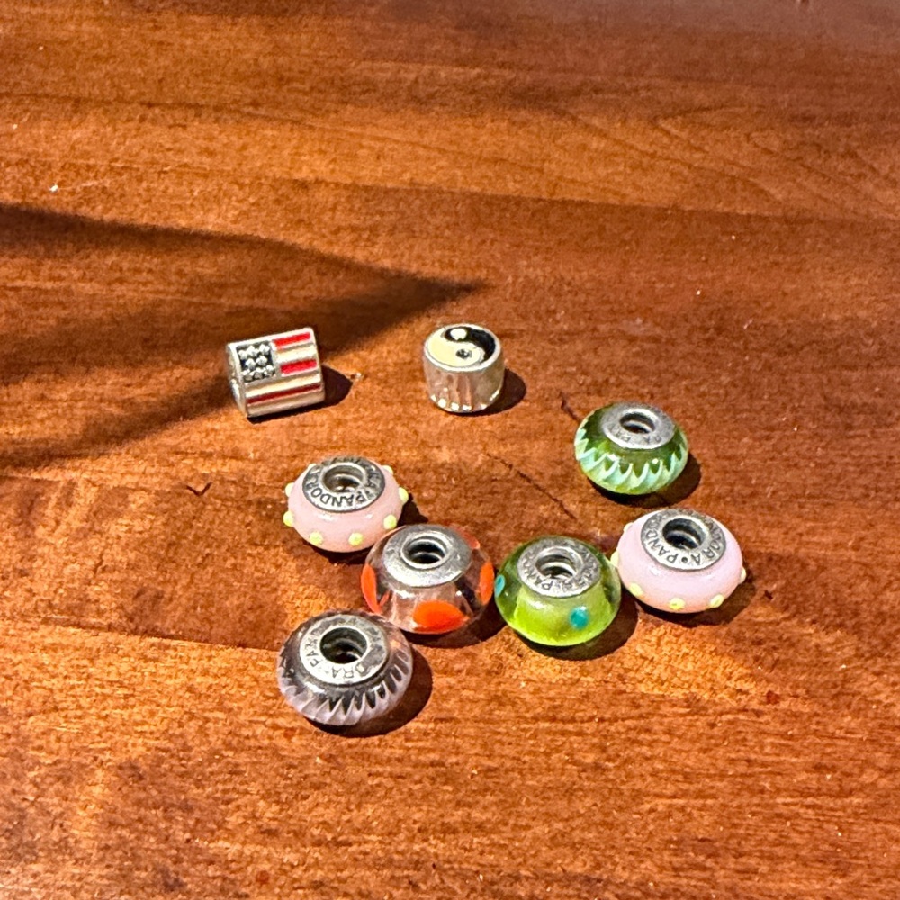 Pandora Multicolor Charm Set
